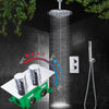 HURIALO Thermostatic Rainfall Shower Mixer