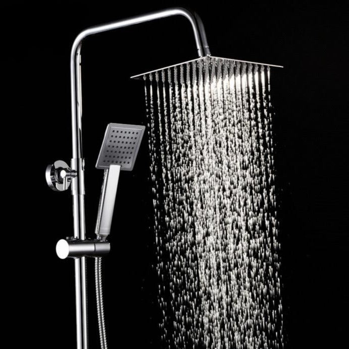 SHARIAL Black Orb Rainfall Shower Mixer